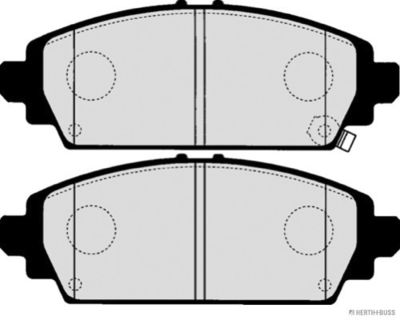 Set placute frana HERTH+BUSS JAKOPARTS J3604065
