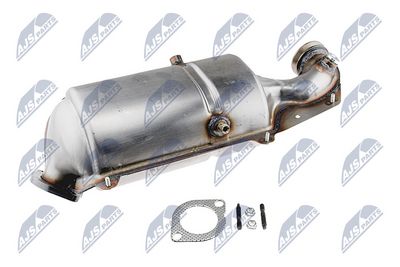 Filter sadzí/pevných častíc výfukového systému NTY DPF-AR-000