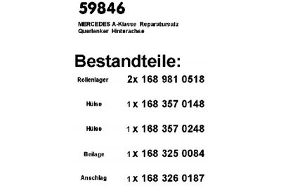 SET REPARATIE BARA STABILIZATOARE MAPCO 59846