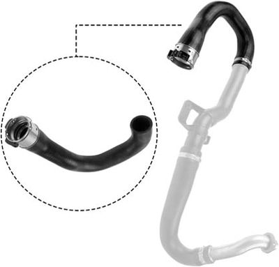 RAPRO R18349 Воздушный патрубок для OPEL CORSA D Фургон/хетчбэк (S07) 1.3 CDTI (L08)