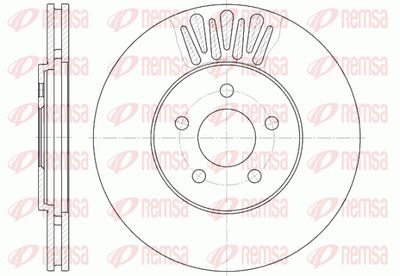 KAWE 61361 10 Тормозные диски  для CHRYSLER SEBRING (JR) 2.7 V6 24V