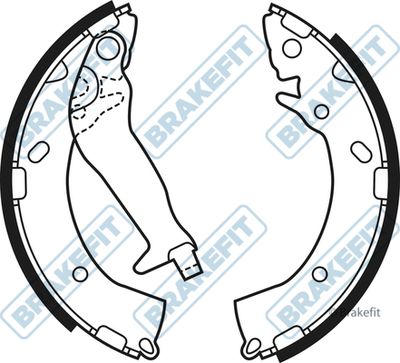 APEC Brake Shoe Set BSH1117