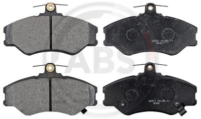 Комплект тормозных колодок, дисковый тормоз A.B.S. 36871 для HYUNDAI GRACE