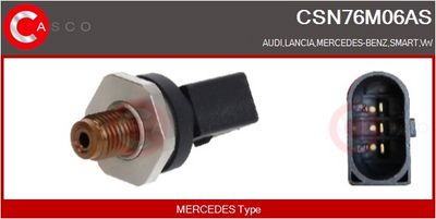 SENZOR PRESIUNE COMBUSTIBIL CASCO CSN76M06AS