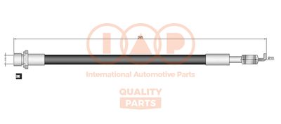 IAP QUALITY PARTS 708-17182 Тормозной шланг для DAF CF 75 FAT 75.360 IAP QUALITY PARTS 708-17182 Тормозной шланг для DAF CF 75 FAT 75.360