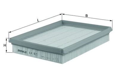 Luchtfilter - LX525 - KNECHT