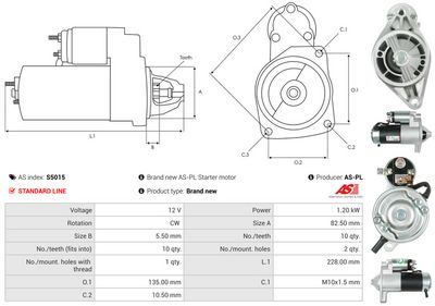 STARTER AS-PL S5015 4