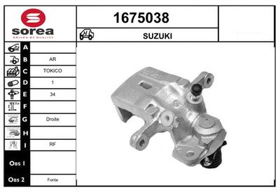 BREMSSATTEL SNRA 1675038