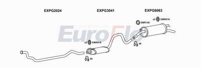Układ wydechowy EUROFLO PG50525D3001A00