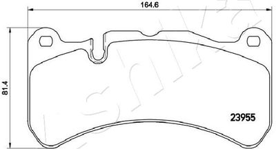 Brake Pad Set, disc brake 50-00-0521