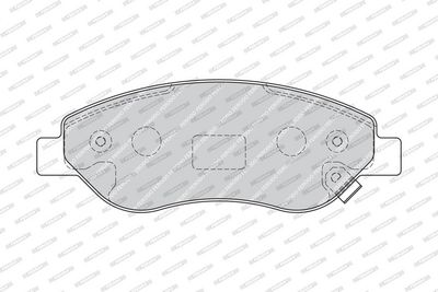 BREMSBELAGSATZ SCHEIBENBREMSE FERODO FDB1921 1