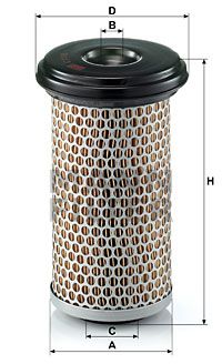 MANN-FILTER C 1176 Воздушный фильтр 