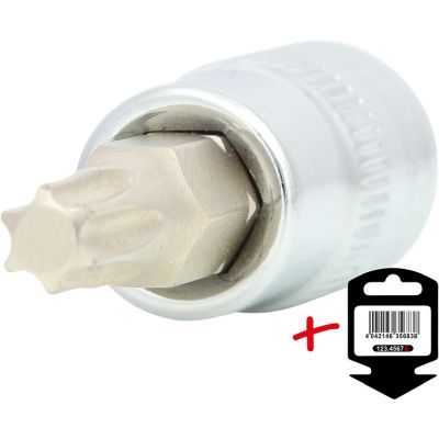 Ks Tools - Nástavec TORX vnútorný, úzky s visačkou 1/4" T30