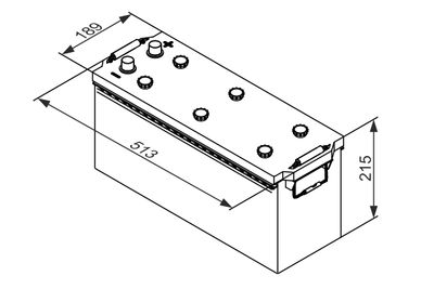 startovací baterie BOSCH 0 092 T30 750