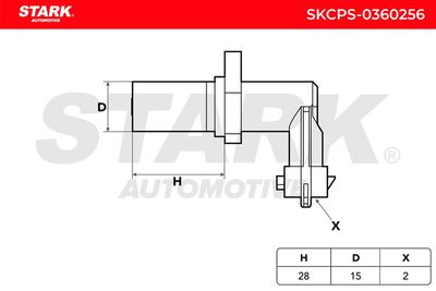 импулсен датчик, колянов вал STARK SKCPS-0360256
