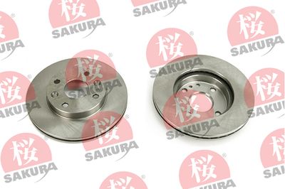 SAKURA 604-30-3585 Тормозные диски  для MAZDA 323 F V (BA) 1.5 16V