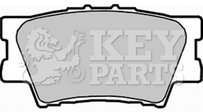KEY PARTS KBP1990 Тормозные колодки и сигнализаторы  для TOYOTA CAMRY седан (_V4_) 2.4 (ACV40_)