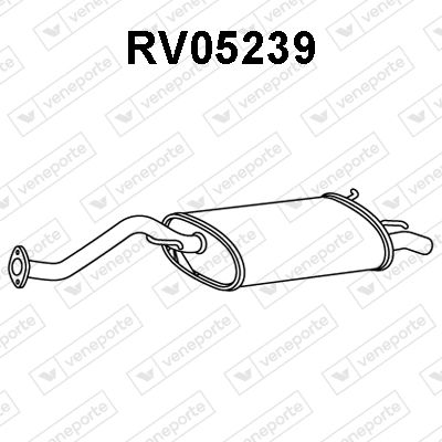 Глушитель выхлопных газов конечный VENEPORTE RV05239 для ROVER STREETWISE