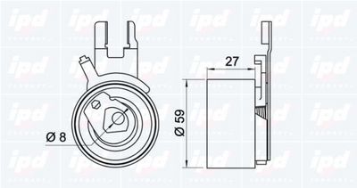 ROLA INTINZATOR CUREA DISTRIBUTIE IPD 153081 1
