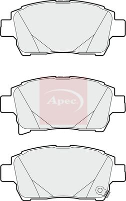 APEC Brake Pad Set, disc brake PAD1825