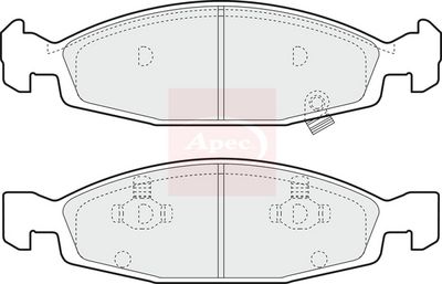 APEC Brake Pad Set, disc brake PAD1131