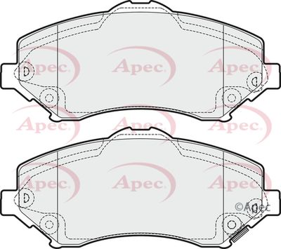 Brake Pad Set APEC PAD1700