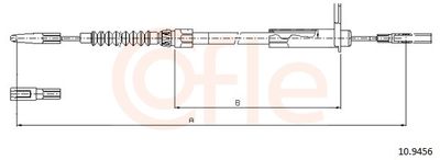 SEILZUG FESTSTELLBREMSE COFLE 109456