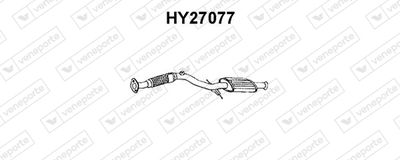 Предглушитель выхлопных газов VENEPORTE HY27077 для HYUNDAI MATRIX