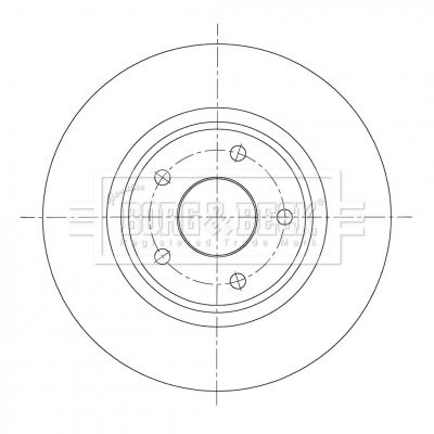 спирачен диск BORG & BECK BBD5420