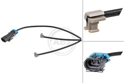 SENZOR DE AVERTIZARE UZURA PLACUTE DE FRANA