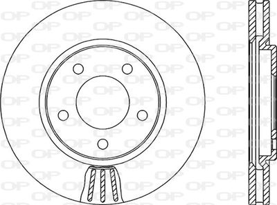 OPEN PARTS BDA2130.20 Тормозные диски  для CHRYSLER VOYAGER (Крайслер Воягер)