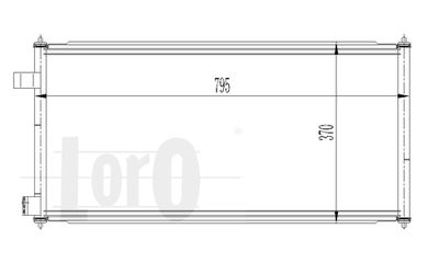 Конденсатор, кондиционер ABAKUS 017-016-0021 для FORD TOURNEO