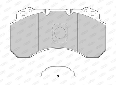 set placute frana,frana disc BERAL 2142910025