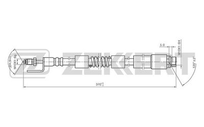 Тормозной шланг ZEKKERT BS-9362 для FORD TOURNEO