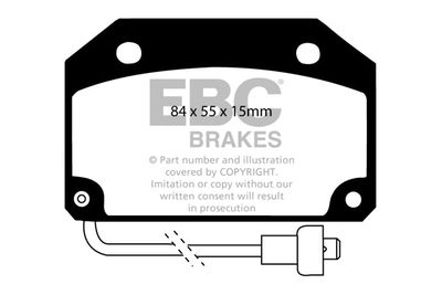Комплект тормозных колодок, дисковый тормоз EBC Brakes DP332 для TALBOT HORIZON