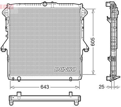 DENSO DRM10119 Крышка радиатора  для FORD RANGER (Форд Рангер)