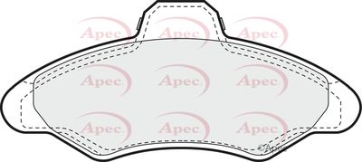 Brake Pad Set APEC PAD685