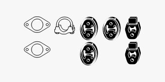 SET MONTARE SISTEM DE ESAPAMENT