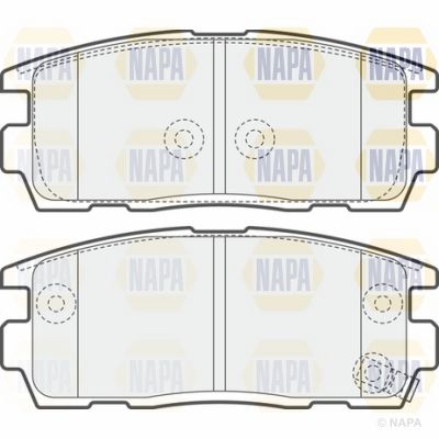 Brake Pad Set NAPA PBP7206