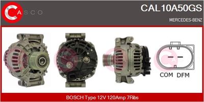 Генератор CASCO CAL10A50GS для MERCEDES-BENZ CLC-CLASS
