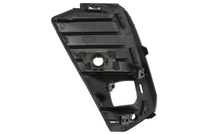 Voorbumper afdekking Voor Rechts ((EN) Radar holder, met mistlampgaten, met parkeersensor gaten, black-matt) past: OPEL CROSSLAND X 10.20-