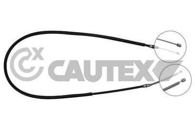Тросик, cтояночный тормоз CAUTEX 025225 для RENAULT 21