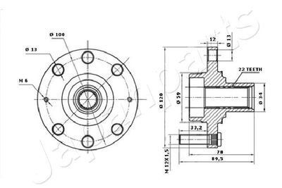 Wheel Hub KK-10018