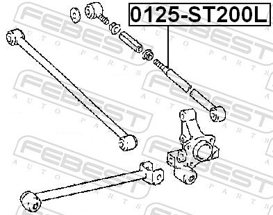 BRAT SUSPENSIE ROATA FEBEST 0125ST200L 1