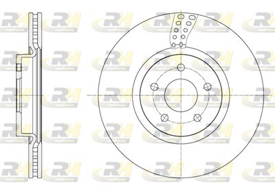ROADHOUSE 61561.10 Тормозные диски  для FORD KUGA II (DM2) 2.0 TDCi 4x4