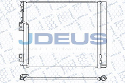 JDEUS M-719073A Радиатор кондиционера  для NISSAN NV200 (Ниссан Нв200)