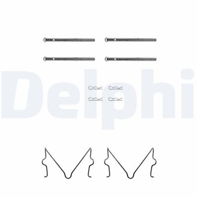 Zestaw akcesoriów, klocki hamulcowe DELPHI LX0275