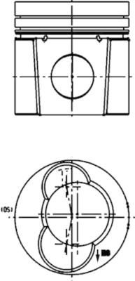 Zuiger (diameter 108mm, STD)