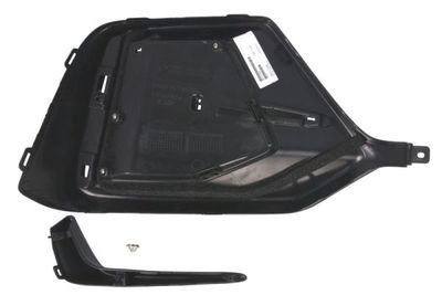 (EN) rear bumper grille Rechts (met zwarte streep, plastic, black-matt) past: HONDA CIVIC X 12.15-12.18