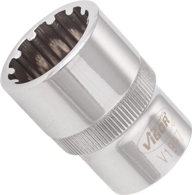 Vigor V1997 Nástrčná hlavice multiprofil 19mm 1/2"